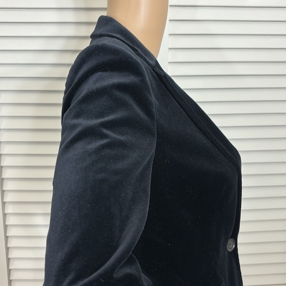 Frame $575 Black Velvet Blazer Business Lined Size XS - Picture 7 of 15